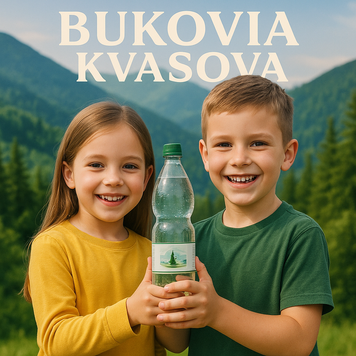 "Bukova Kvasova" sparkling mineral water, 1.5 l.