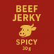 Beef jerky &ndash; Spicy 30 gr