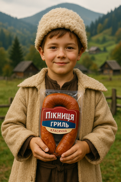 Klob&aacute;sa Piknica Gril Klasick&aacute;, 1 kg